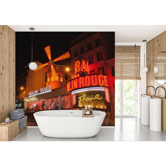 Panoramic Wallpaper - Wall Mural - Moulin Rouge