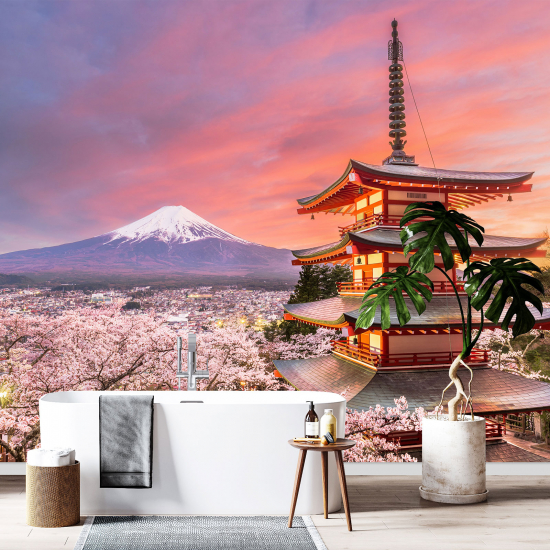 Panoramic Wallpaper - Wall Mural - Mount Fuji Japan