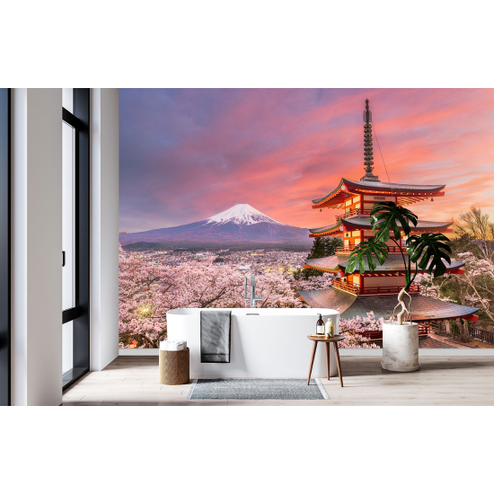 Panoramic Wallpaper - Wall Mural - Mount Fuji Japan