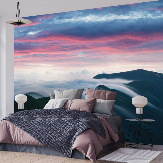 Panoramic Wallpaper - Wall Mural - Mountains