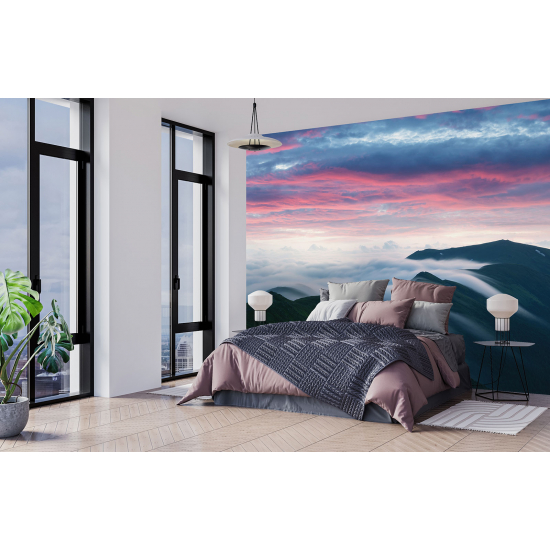 Panoramic Wallpaper - Wall Mural - Mountains