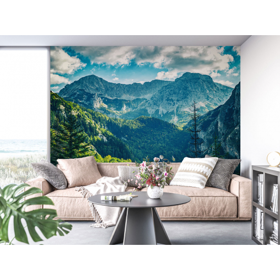 Panoramic Wallpaper - Wall Mural - Mountains