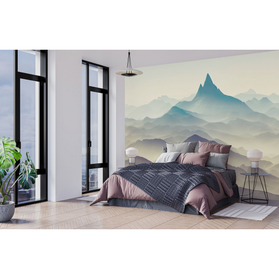 Panoramic Wallpaper - Wall Mural - Mountains