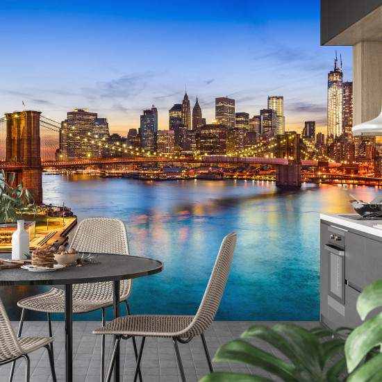 Panoramic Wallpaper - Wall Mural - New York