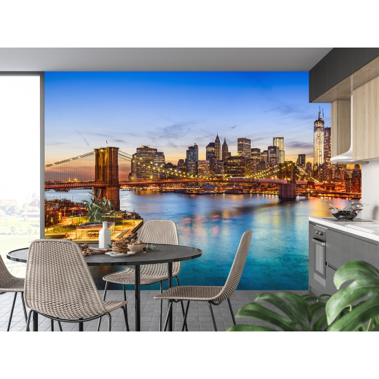 Panoramic Wallpaper - Wall Mural - New York