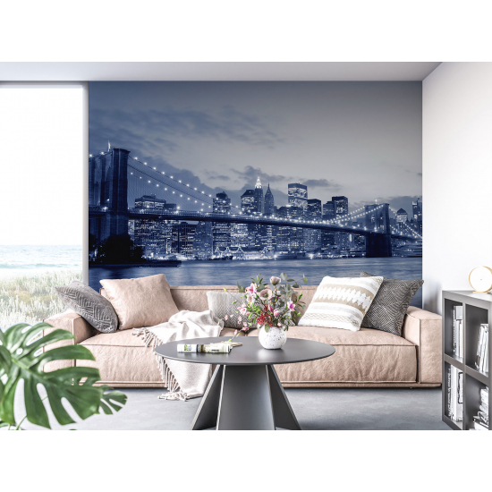 Panoramic Wallpaper - Wall Mural - New York Bridge