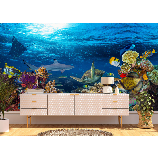 Panoramic Wallpaper - Wall Mural - Ocean