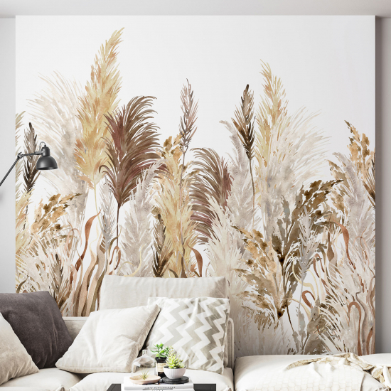 Panoramic Wallpaper - Wall Mural - Pampas