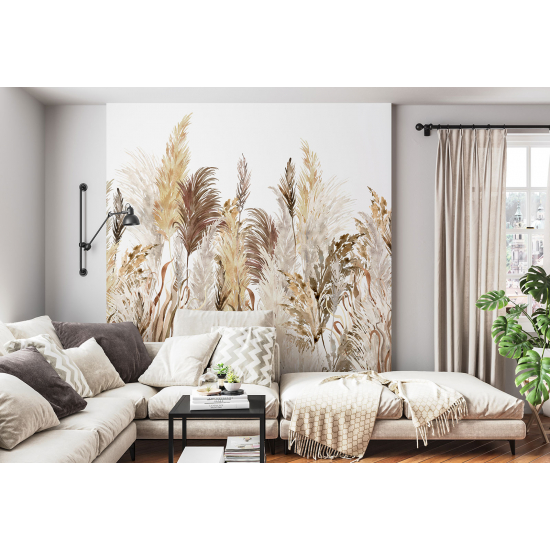 Panoramic Wallpaper - Wall Mural - Pampas