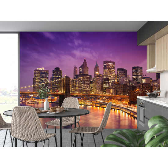 Panoramic Wallpaper - Wall Mural - Panorama New York