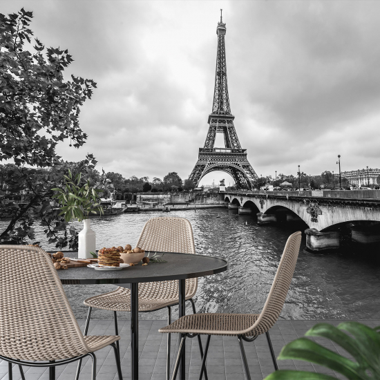 Panoramic Wallpaper - Wall Mural - Paris Eiffel Tower