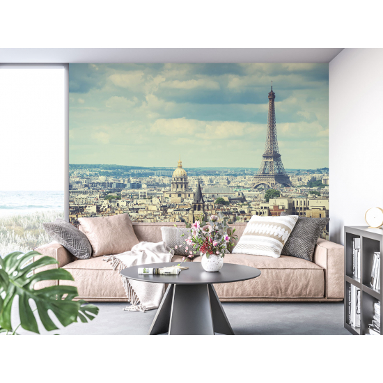 Panoramic Wallpaper - Wall Mural - Paris Eiffel Tower