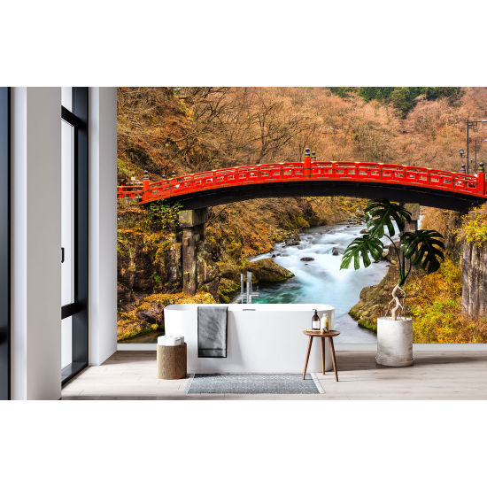 Panoramic Wallpaper - Wall Mural - River Bridge