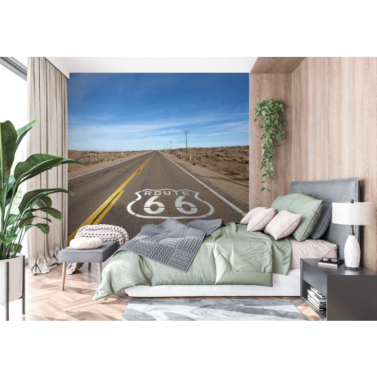 Panoramic Wallpaper - Wall Mural - Road 66