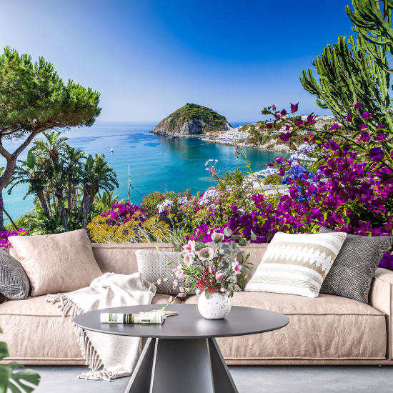 Panoramic Wallpaper - Wall Mural - Sea view