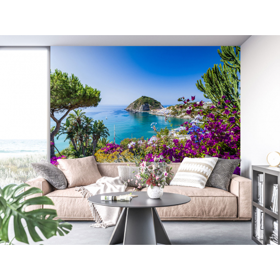 Panoramic Wallpaper - Wall Mural - Sea view