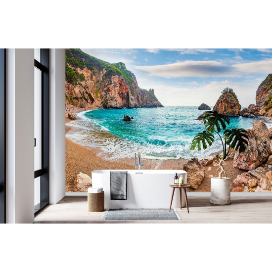 Panoramic Wallpaper - Wall Mural - Sea View