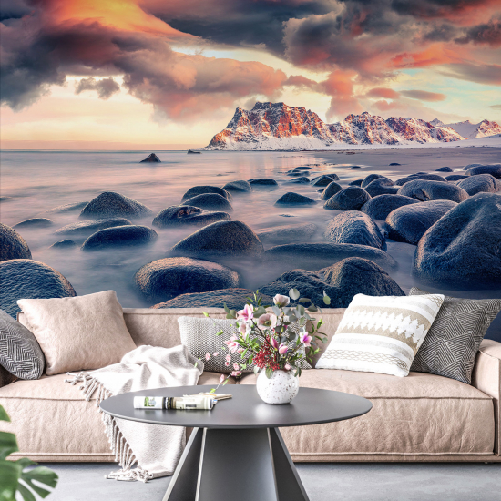 Panoramic Wallpaper - Wall Mural - Sea View