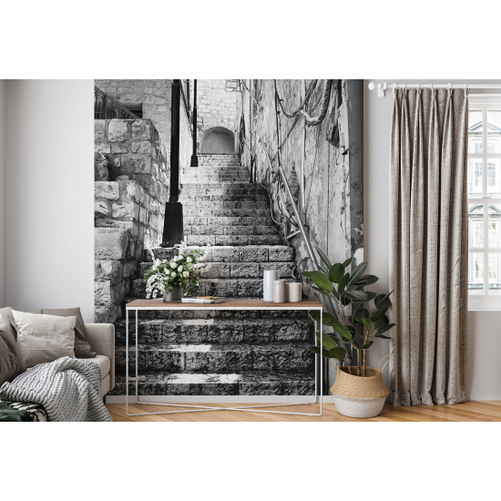 Panoramic Wallpaper - Wall Mural - Stairs