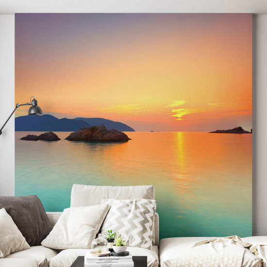 Panoramic Wallpaper - Wall Mural - Sunset