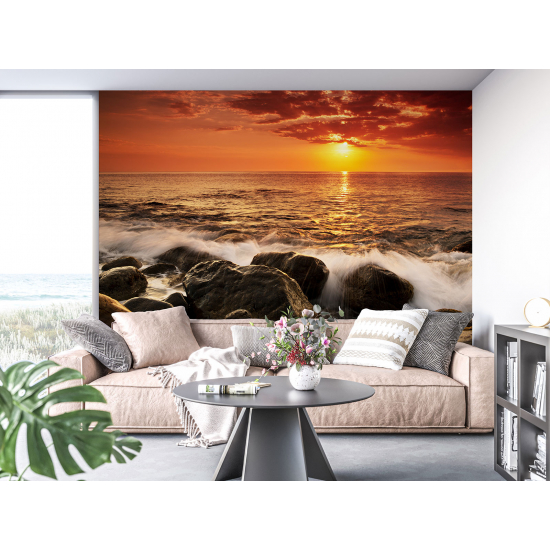 Panoramic Wallpaper - Wall Mural - Sunset