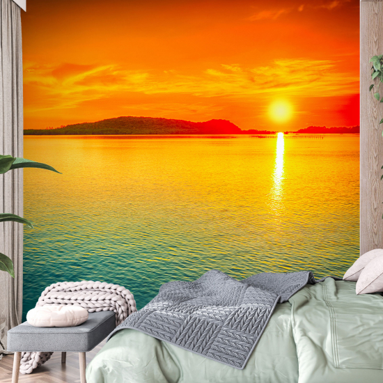 Panoramic Wallpaper - Wall Mural - Sunset