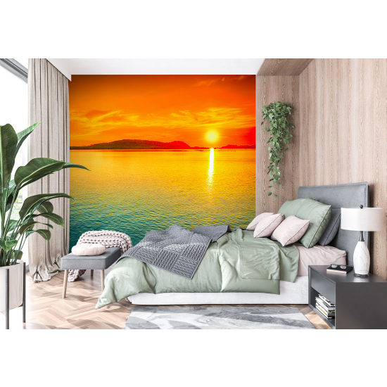 Panoramic Wallpaper - Wall Mural - Sunset