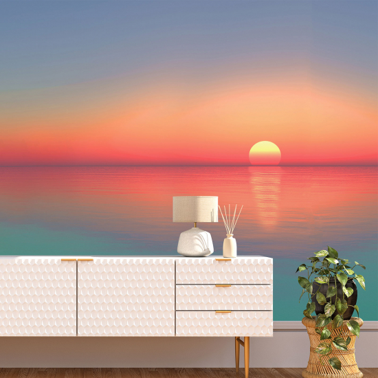 Panoramic Wallpaper - Wall Mural - Sunset