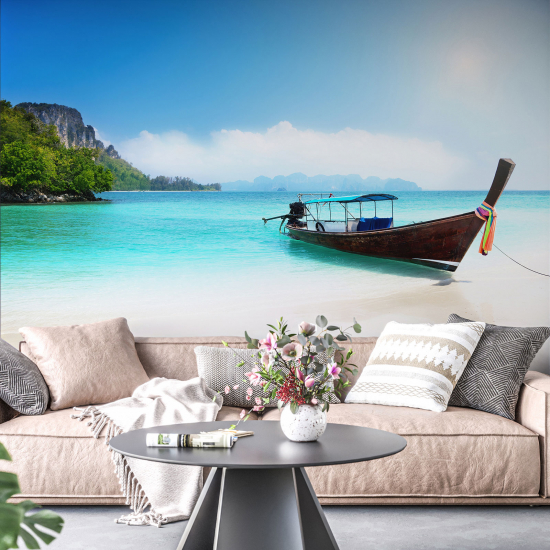 Panoramic Wallpaper - Wall Mural - The beach