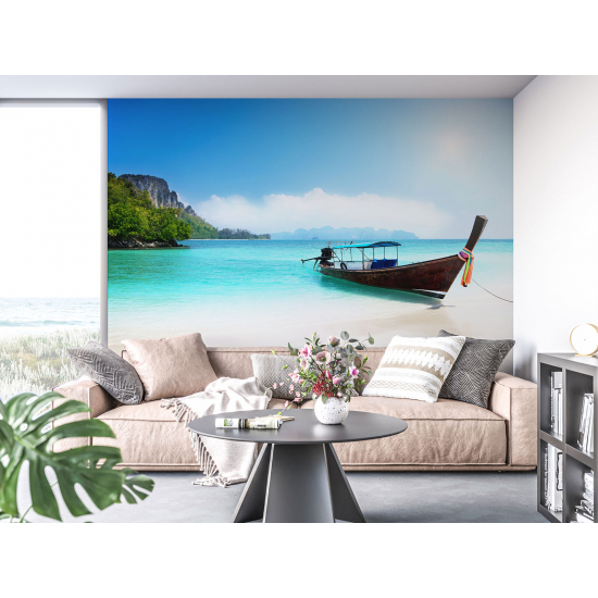 Panoramic Wallpaper - Wall Mural - The beach