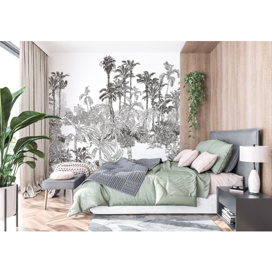 Panoramic Wallpaper - Wall Mural - Tropical forest