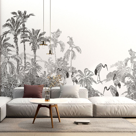 Panoramic Wallpaper - Wall Mural - Tropical forest