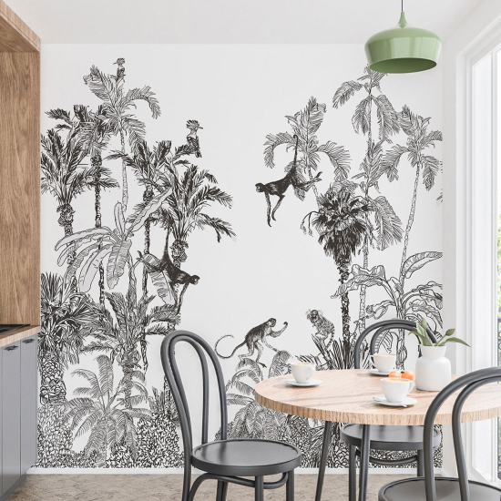 Panoramic Wallpaper - Wall Mural - Tropical forest