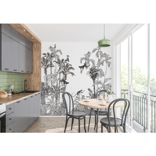 Panoramic Wallpaper - Wall Mural - Tropical forest