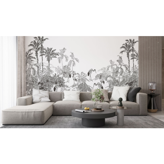 Panoramic Wallpaper - Wall Mural - Tropical forest