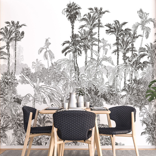 Panoramic Wallpaper - Wall Mural - Tropical forest