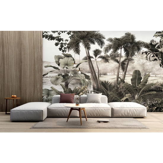 Panoramic Wallpaper - Wall Mural - Tropical forest