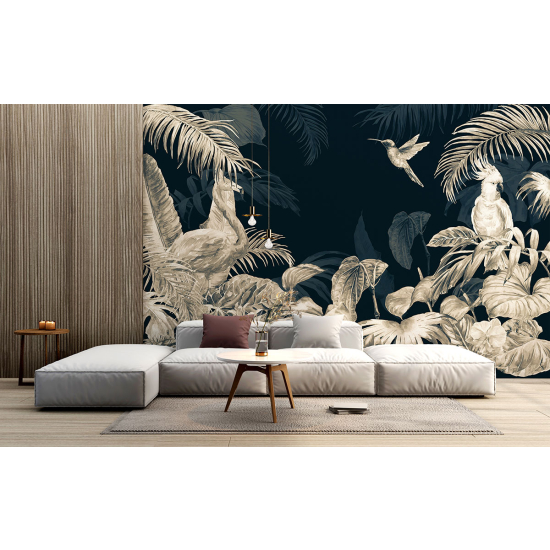 Panoramic Wallpaper - Wall Mural - Tropical forest