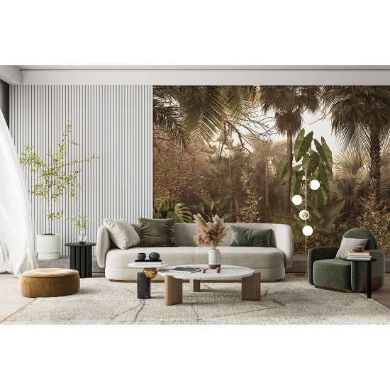 Panoramic Wallpaper - Wall Mural - Tropical forest