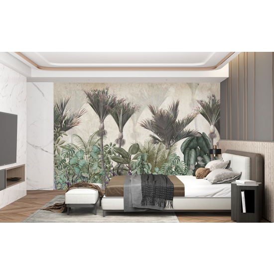 Panoramic Wallpaper - Wall Mural - Tropical forest