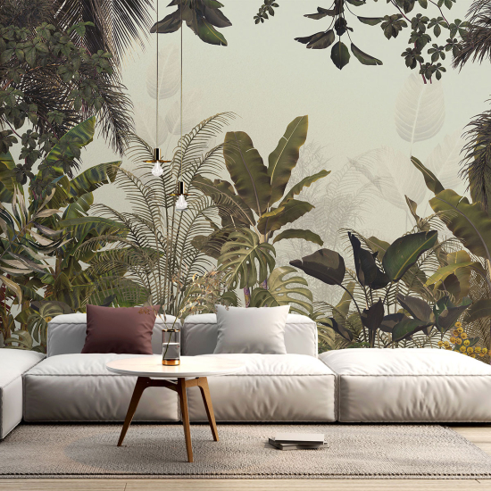 Panoramic Wallpaper - Wall Mural - Tropical forest