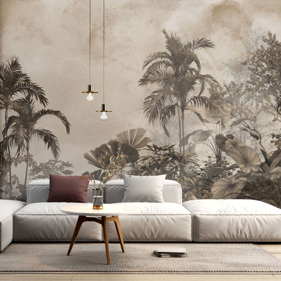 Panoramic Wallpaper - Wall Mural - Tropical forest