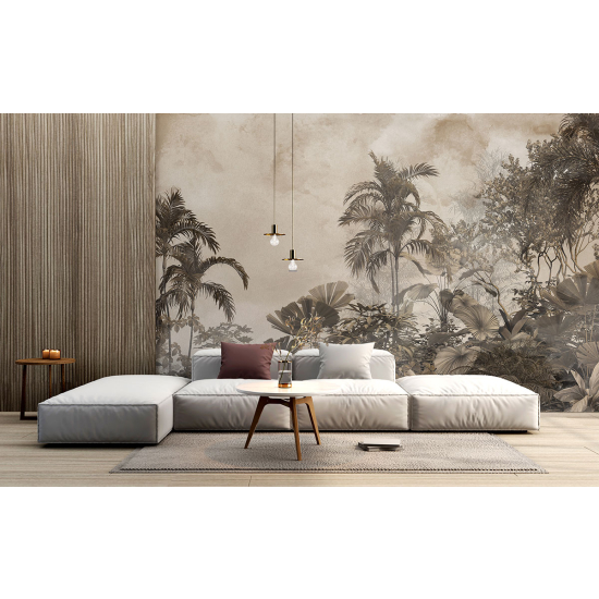 Panoramic Wallpaper - Wall Mural - Tropical forest