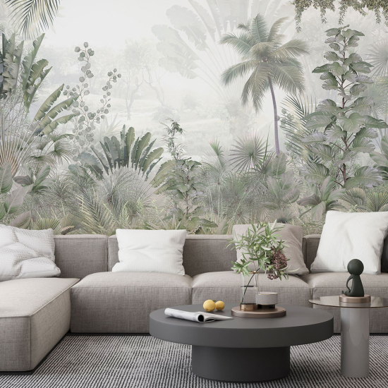 Panoramic Wallpaper - Wall Mural - Tropical forest