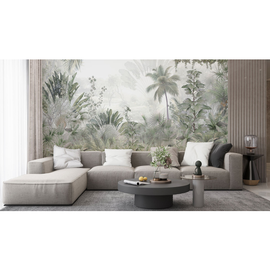 Panoramic Wallpaper - Wall Mural - Tropical forest