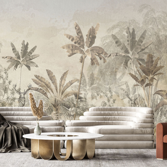 Panoramic Wallpaper - Wall Mural - Tropical forest