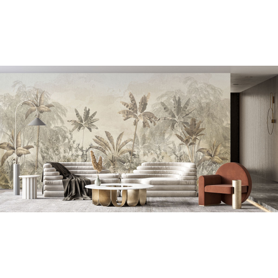 Panoramic Wallpaper - Wall Mural - Tropical forest