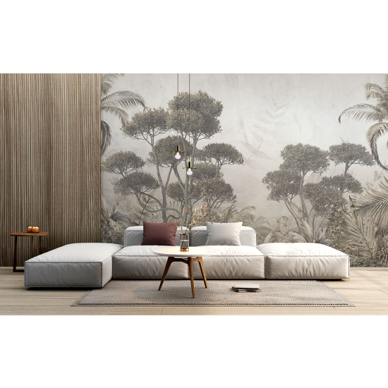 Panoramic Wallpaper - Wall Mural - Tropical forest