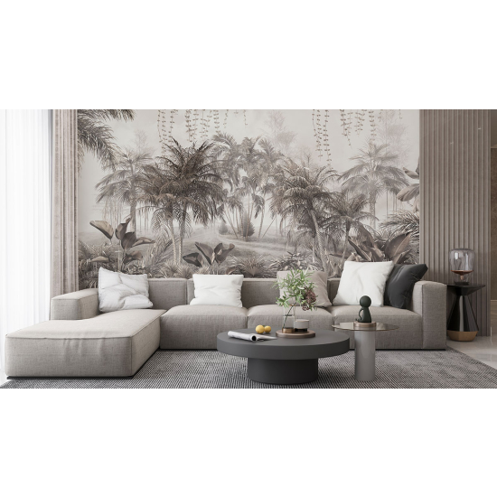 Panoramic Wallpaper - Wall Mural - Tropical forest