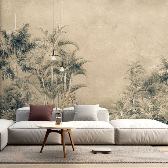 Panoramic Wallpaper - Wall Mural - Tropical forest